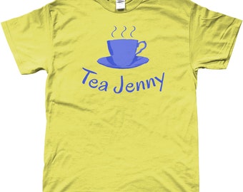 Tea Jenny T-Shirt, Scots Language, Unusual Gift For A Tea Lover, Tea Drinker T-Shirt, Retro Style, 1950s Vibe, Celebrate Teae