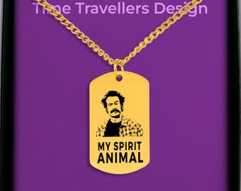 Earl Hickey Spirit Animal Tag Necklace