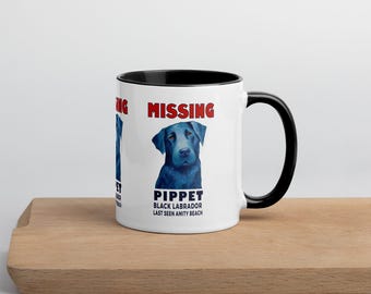 Missing Pippet Mug with Colour Inside
