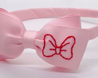 Diadema dura "Lottie" de Minnie's Bow