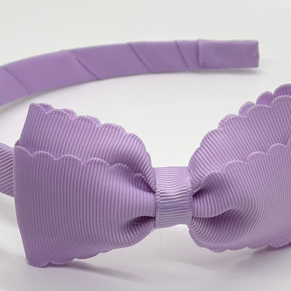 Scalloped "Lottie" Hard Headband