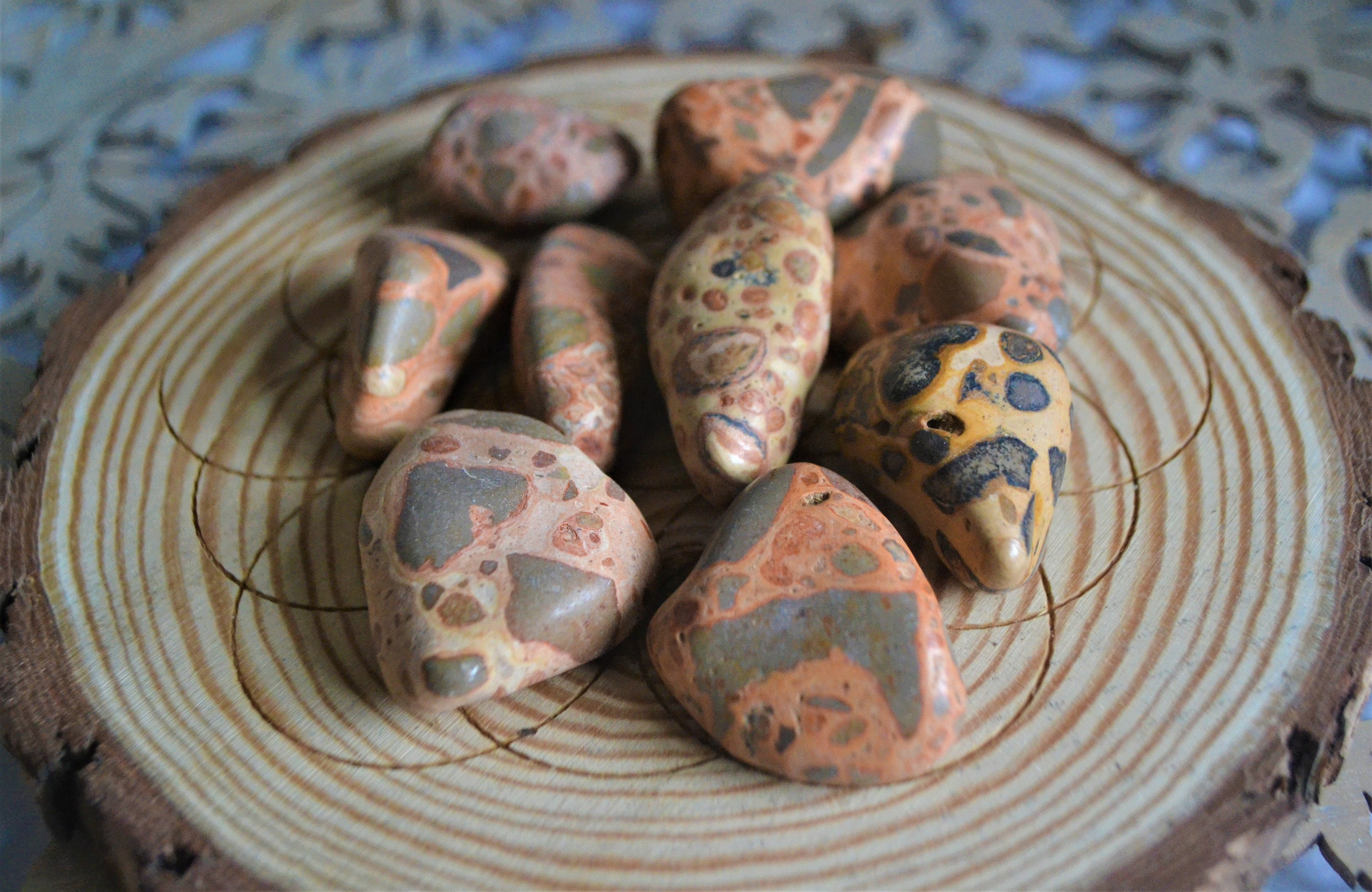 Stunning Extra Large Pudding Stone Conglomerate Tumblestone Etsy