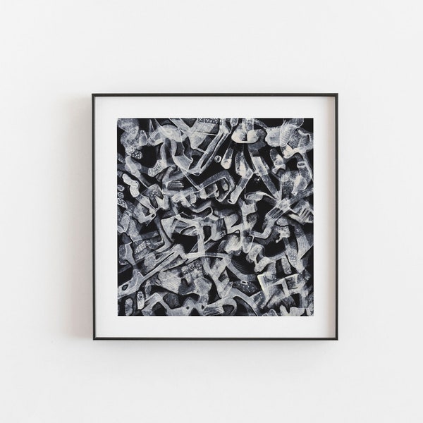 Abstract Art Print, Abstract Geology, Black and White Print, Abstract Wall Art, Abstract Wall Decor, Digital Prints,Prints,Wall Art