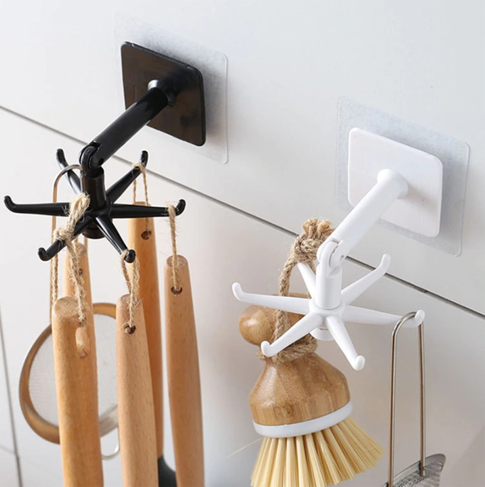 Kitchen Organization Kitchen Hook Organizer Bathroom Hanger Etsy