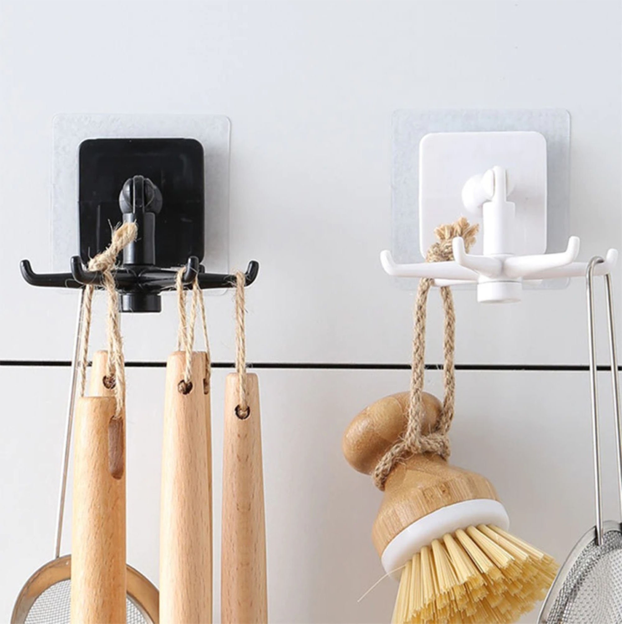 Kitchen Organization Kitchen Hook Organizer Bathroom Hanger Etsy