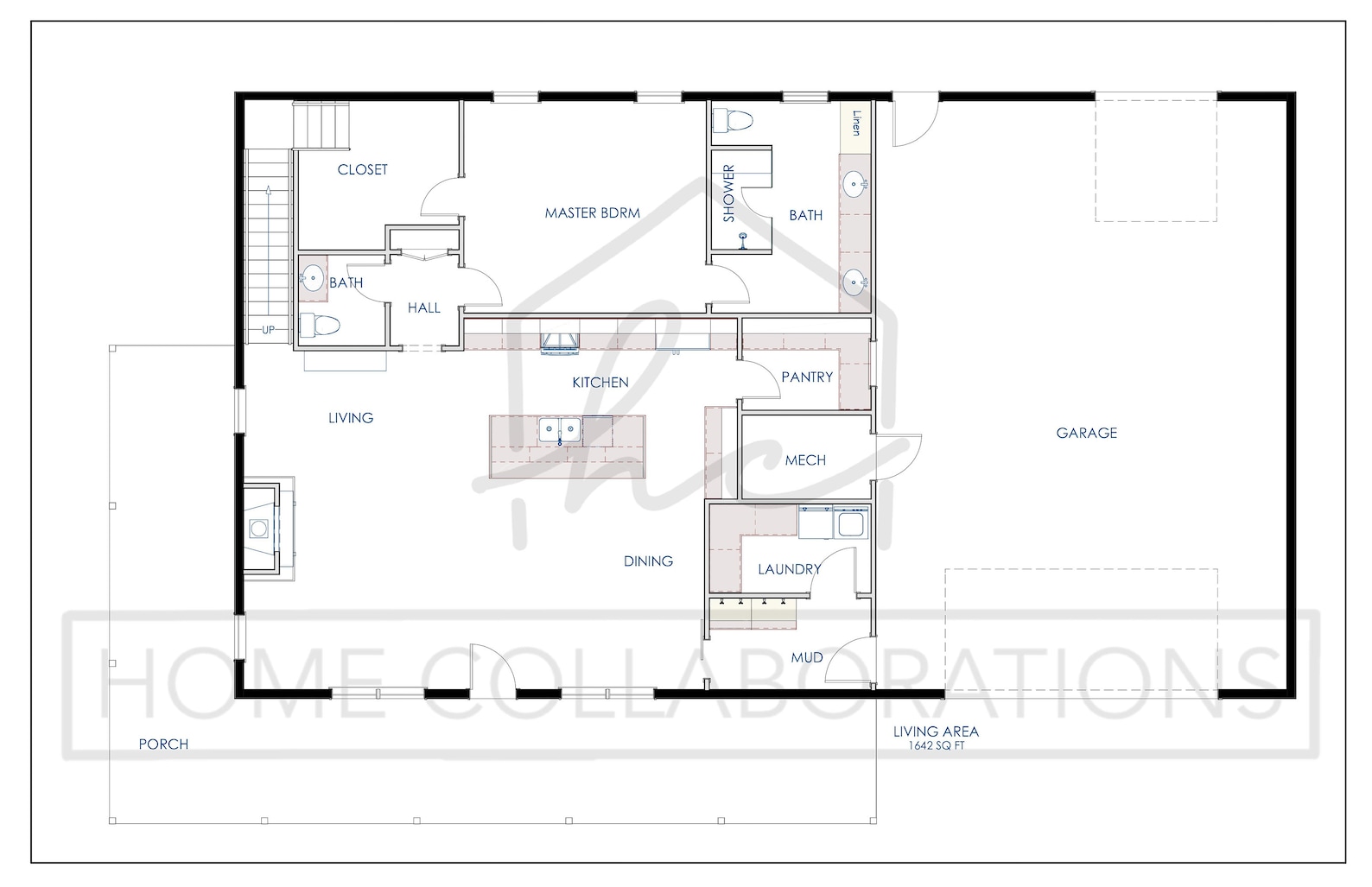 Two Story Traditional Barndominium 70' X 40' THE JACKSON Open Concept
