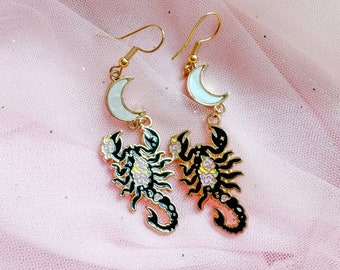 Scorpion Moon Earrings