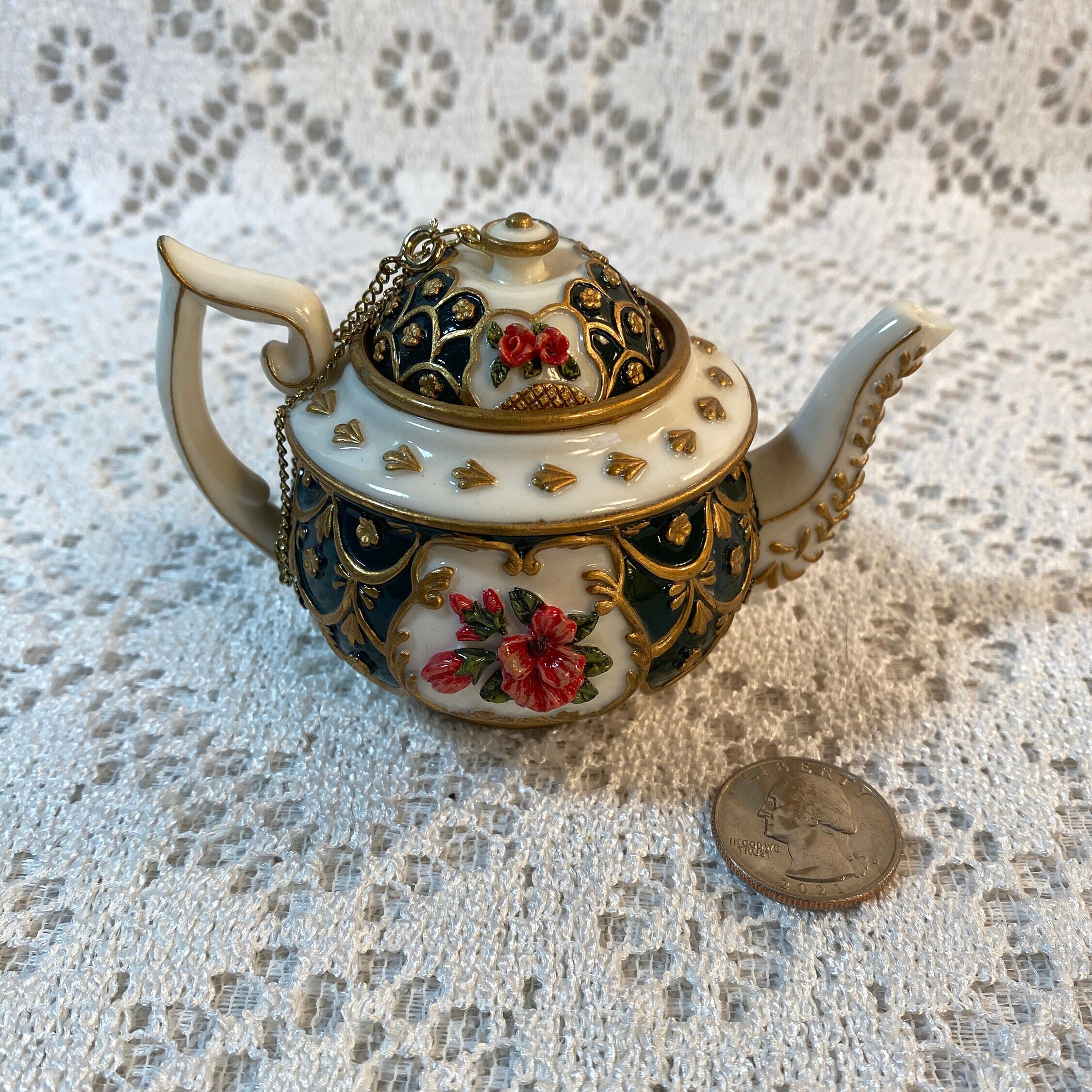 Vintage Victorian Style Nini Teapot Etsy