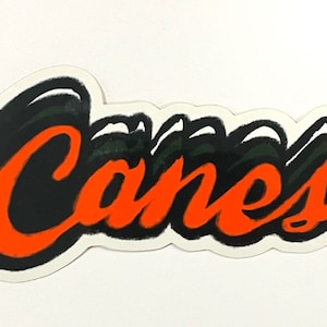 UM Sticker/ Canes Sticker / UM / Canes