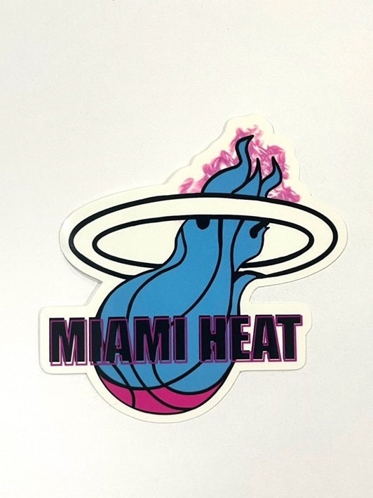 Miami Heat NBA Officially Licensed Sticker Vinyl Decal Laptop Water Bottle Car Scrapbook (Type 1-1)