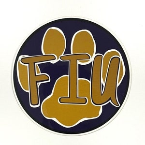 FIU Sticker / FIU / Panthers Sticker