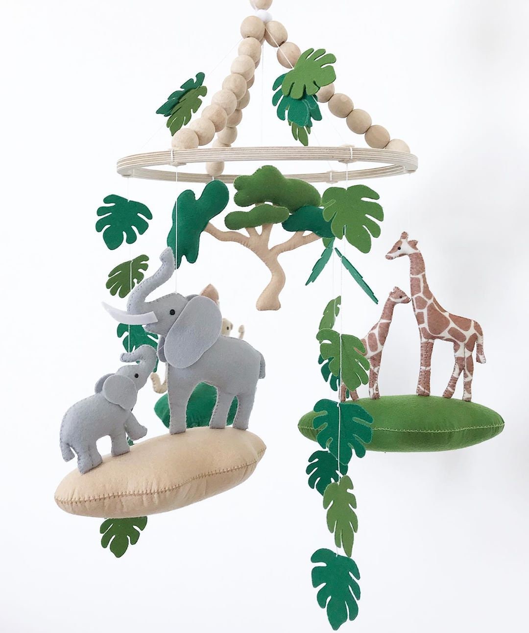 Safari Mobile Animals Baby Mobile Africa Mobile Crib Etsy