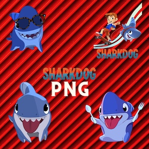 Sharkdog png , Kids Shark Dog png, Youth Shark Dogs png, Sharkdog Movie, Shark Dog Series Gift,funny for birthday