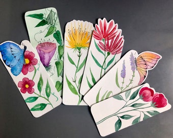 Floral bookmarks