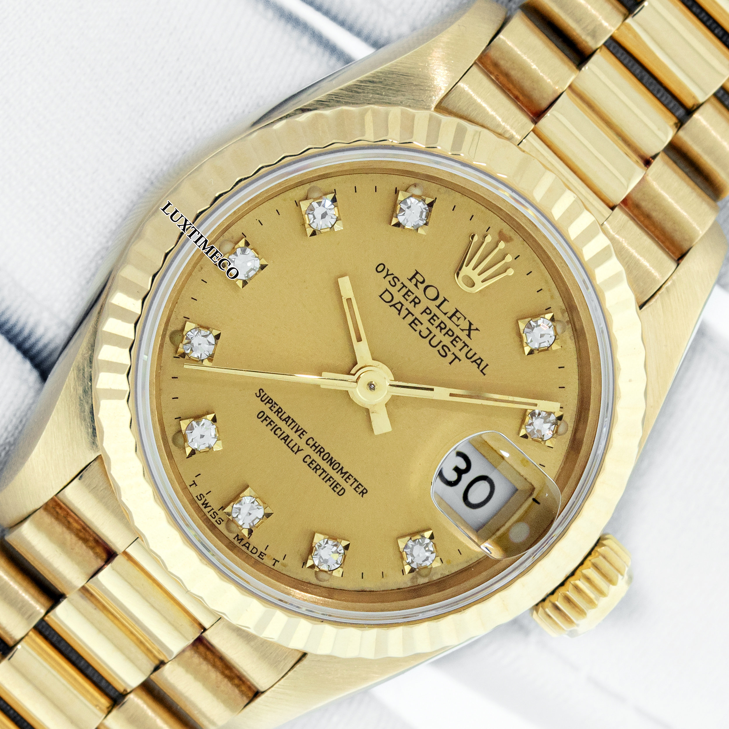 Rolex Datejust 26mm 18 Karat Yellow Gold Women's Watch | Etsy Australia