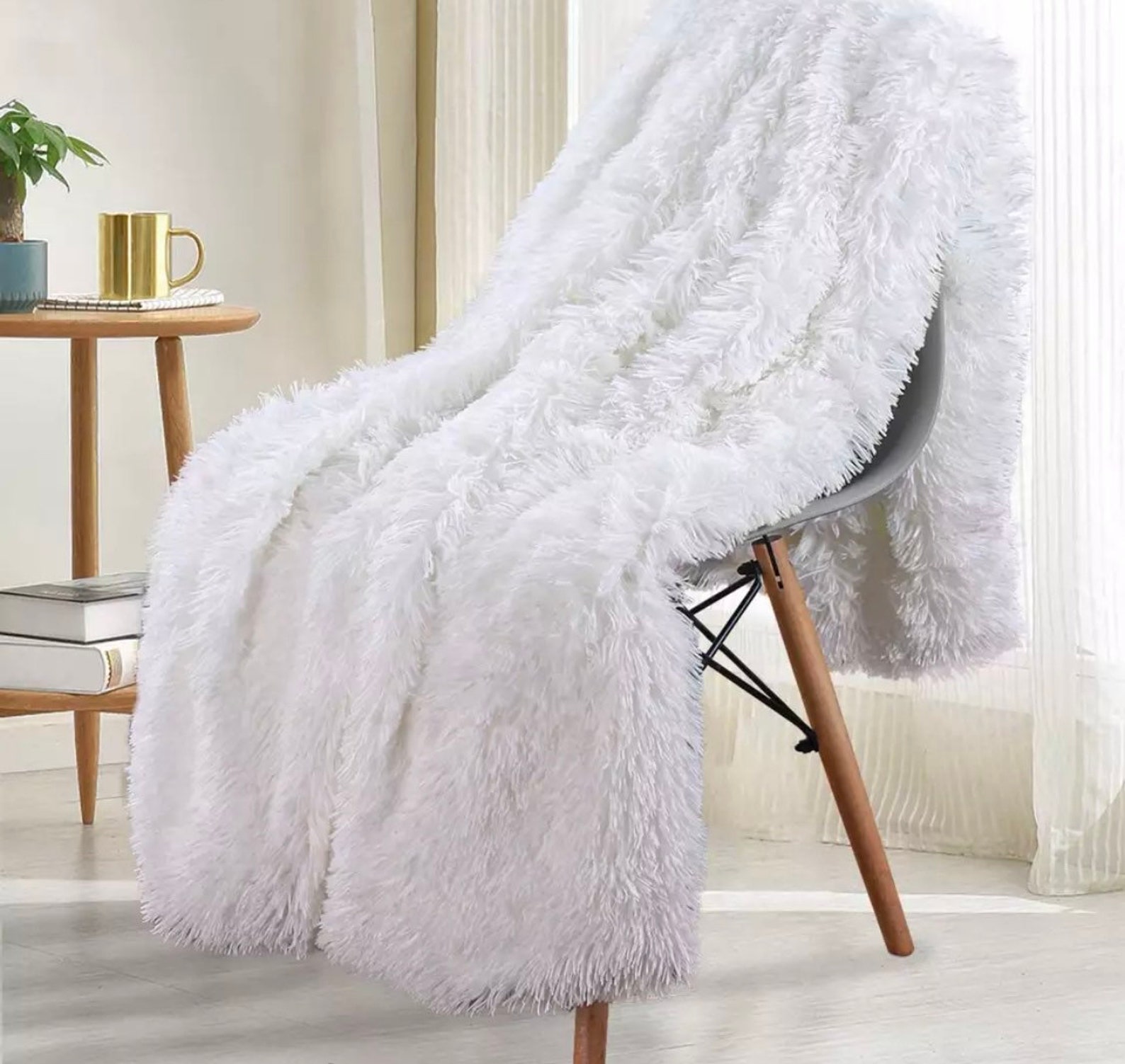 Fur Throw Blanket Faux Fur Throw White Faux Fur Throw Etsy UK