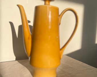 vintage coffee pot, 1990's coffee pot, Artisan coffee pot