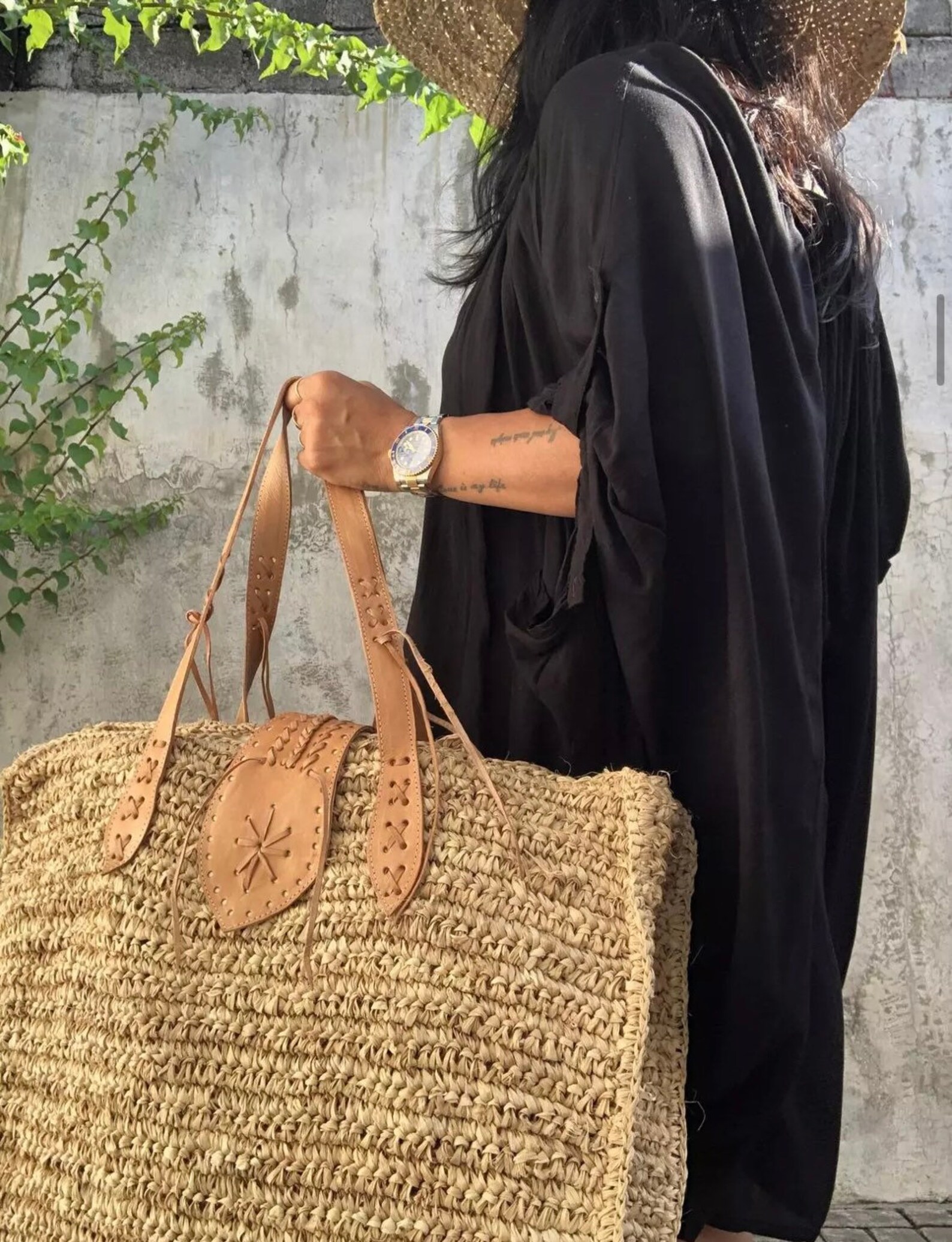 Large Straw Beach Bag Oversize Bag Large Straw Totelarge Etsy UK