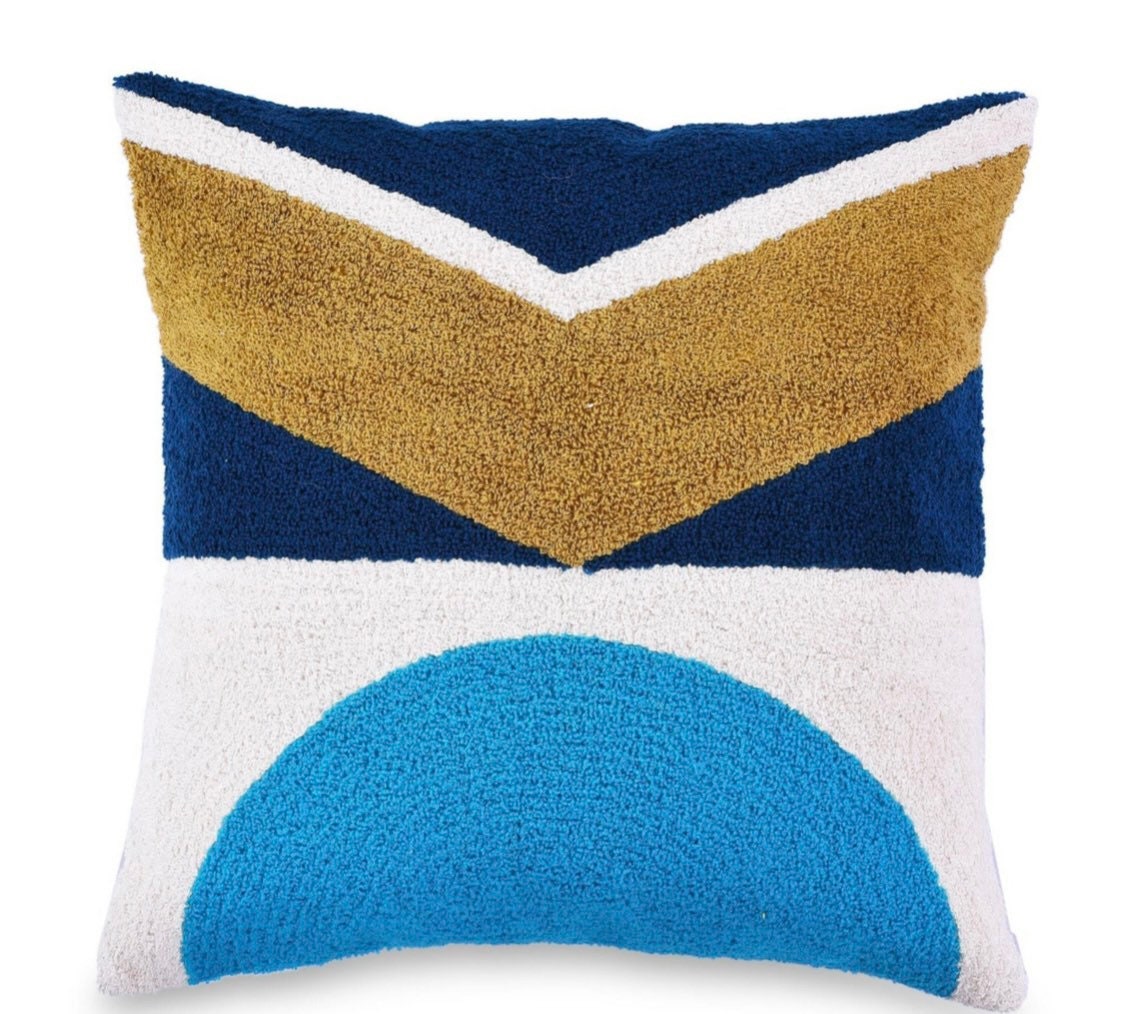 Scandi Cushion Abstract Cushion Multi Coloured Cushions Etsy UK