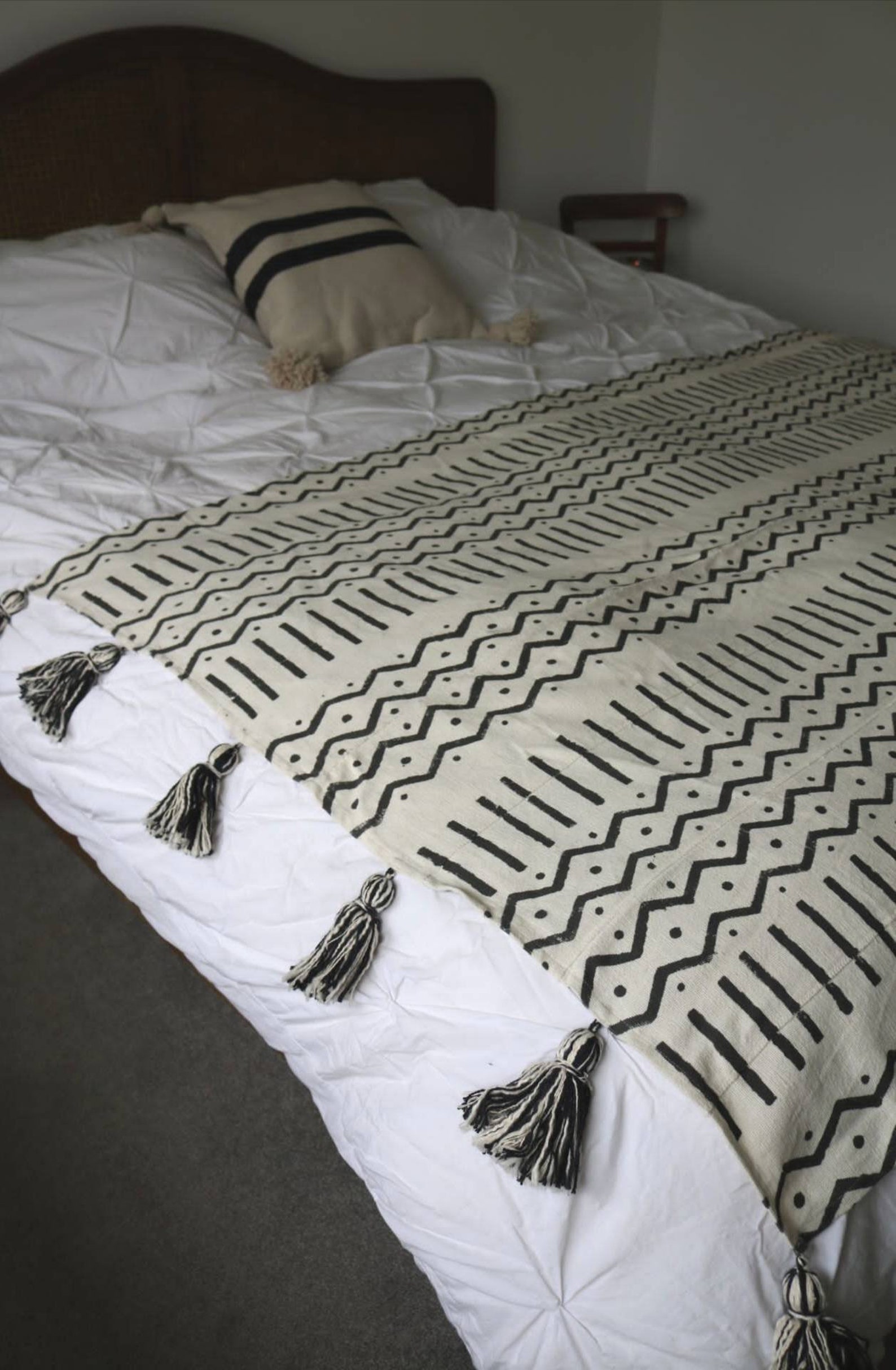 Mudcloth Throw Mudcloth Blanket Bohemian Mudcloth Throw Etsy UK