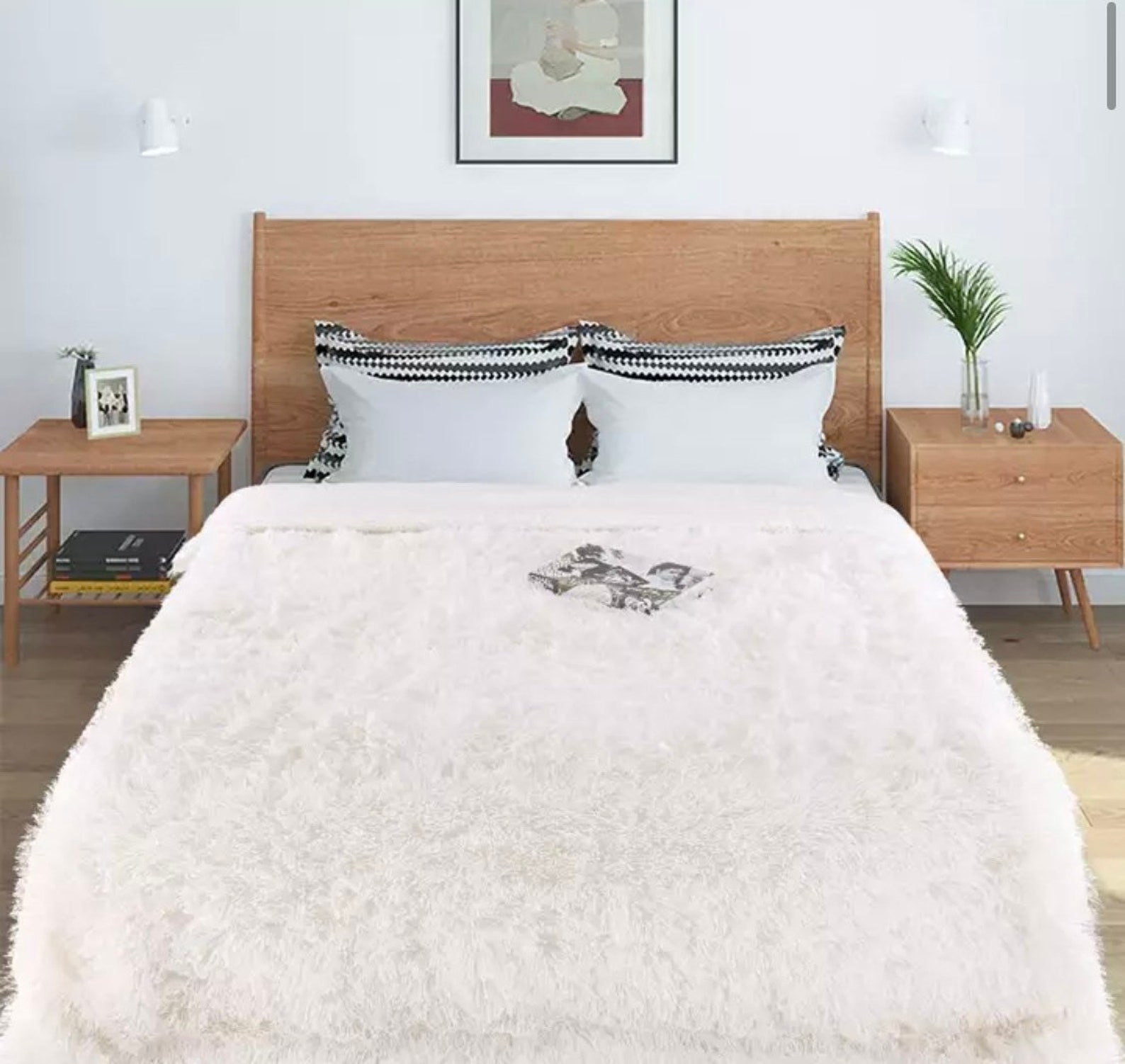 Fur Throw Blanket Faux Fur Throw White Faux Fur Throw Etsy UK