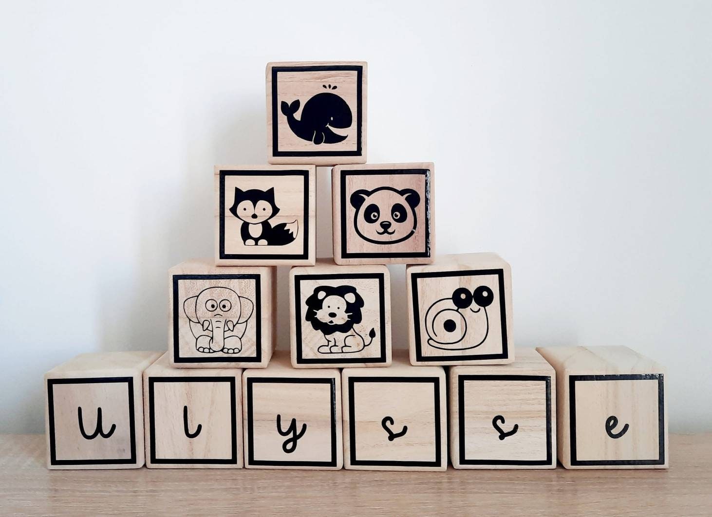 Cubes en Bois Personnalisés