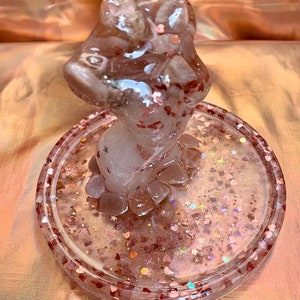 Sunstone - Goddess - Resin Goddess - Resin Tray - Resin Decor - Crystals - Handmade - Resin Gift - Manifest - Transformation - Prosperity