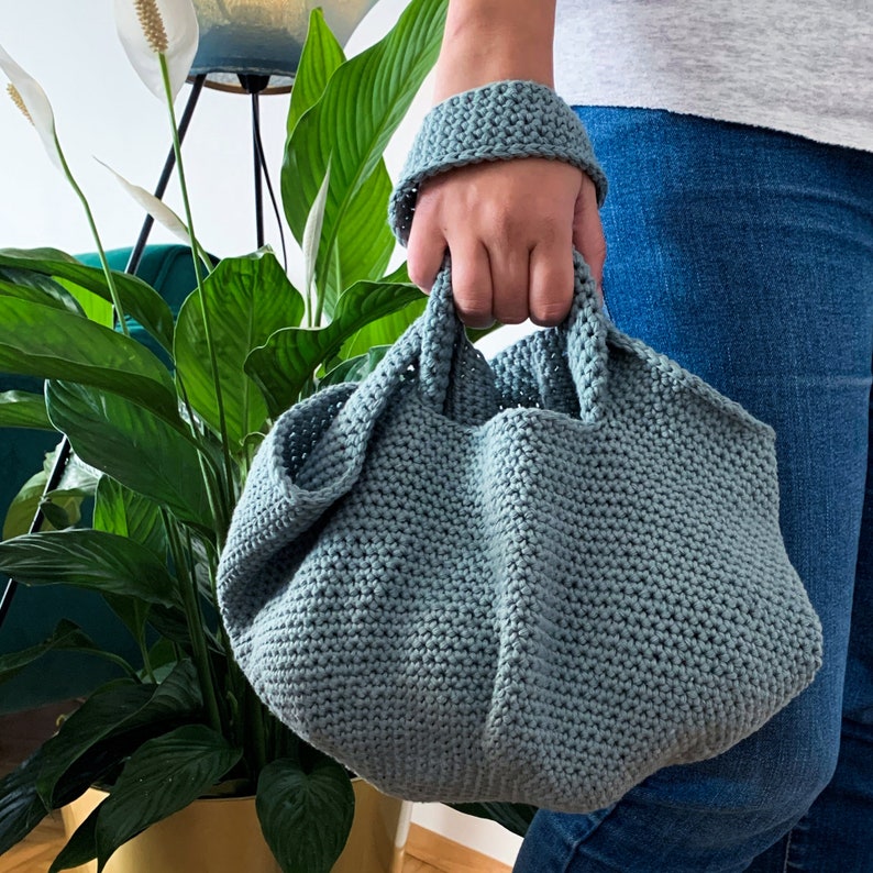 Japanese Crochet Knot Bag Handmade Bag Etsy