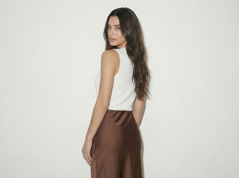 Maxi Skirt Pattern | Long Skirt Sewing Pattern | Satin Silk Long Skirt | Womens Sewing Pattern | Beginner Digital Pattern | Sizes XS-XXXL image 4