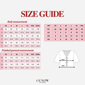 Tie Top Sewing Pattern | Short Sleeve Top Pattern | Woman Summer Crop Top Pattern | Tie Blouse Pattern | Easy Top Pattern | Sizes XS - XXXL image 8
