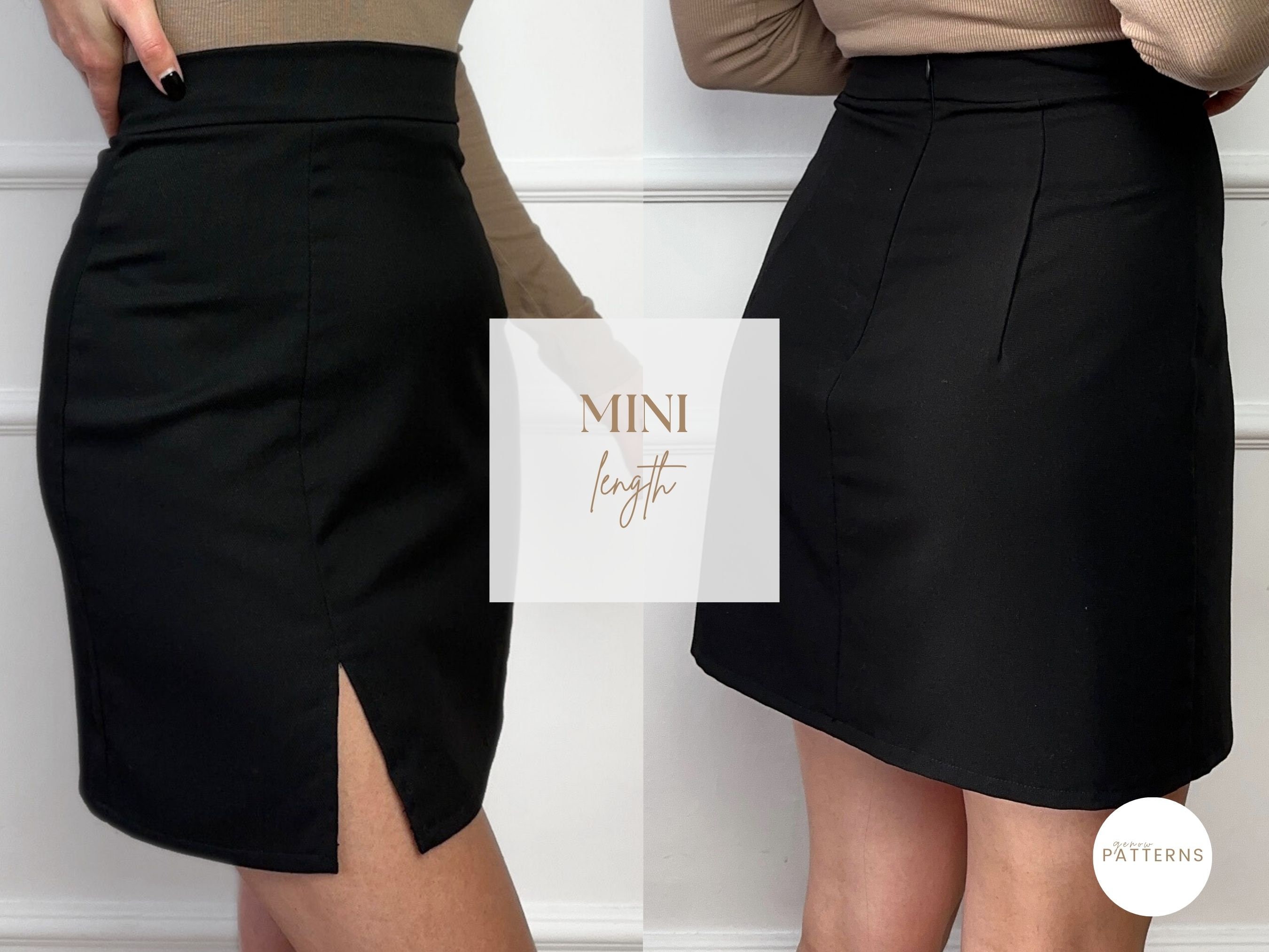 ★E.B.M★ Shirring Point Pattern Short Skirt EMO6WSK020 A-line Mini Skirt Pattern With Waistband and Silt | Midi