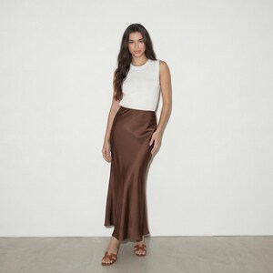 Maxi Skirt Pattern | Long Skirt Sewing Pattern | Satin Silk Long Skirt | Womens Sewing Pattern | Beginner Digital Pattern | Sizes XS-XXXL image 2