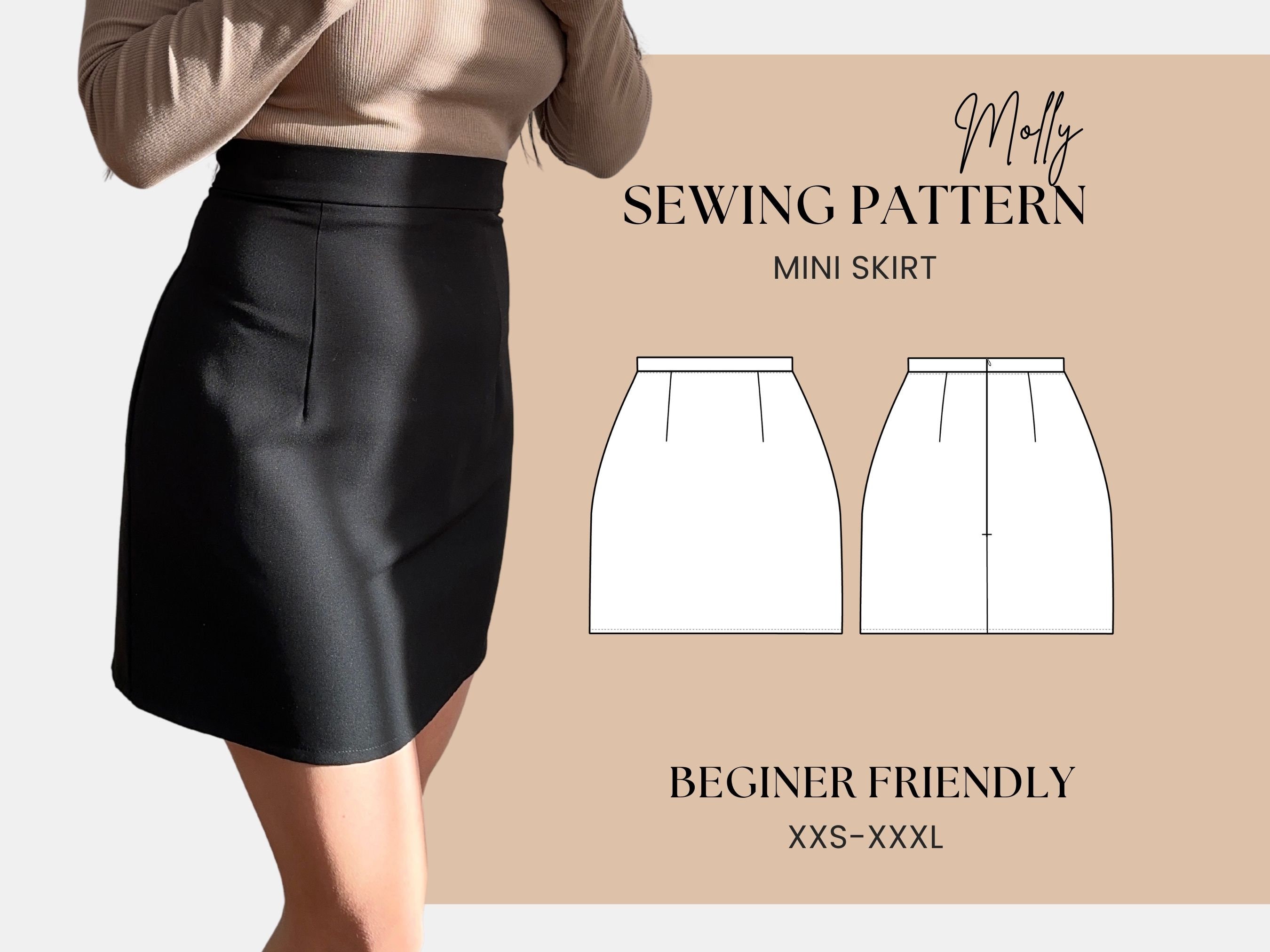 Mini pencil skirt sewing pattern cheap