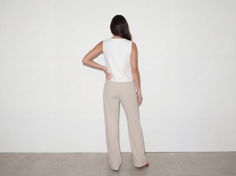 Naaipatroon voor een vest met strik aan de voorkant | Patroon voor een zomertop met strik voor dames | Patroon voor een vest met strik aan de voorkant | Eenvoudig naaipatroon voor beginners | Maten XS - XXXL afbeelding 5