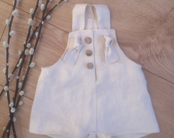 linen dungarees baby