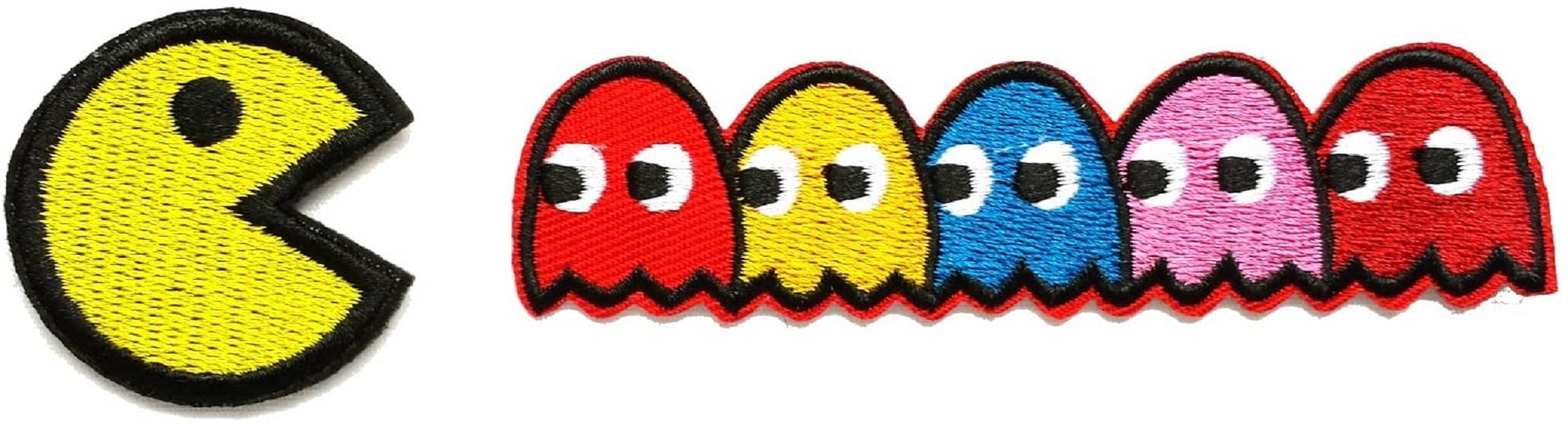 PacMan Pac Man Iron On Patch Etsy