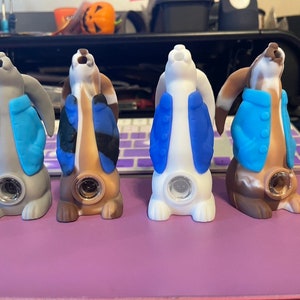 Pipe Rabbit Silicone Pipe Bowl Glass Insert Pipe Rubber