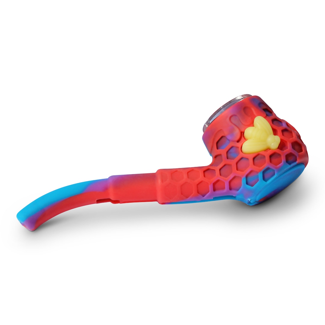 Pipe Silicone Pipe Bowl Glass Insert Pipe Sherlock Pipe Etsy