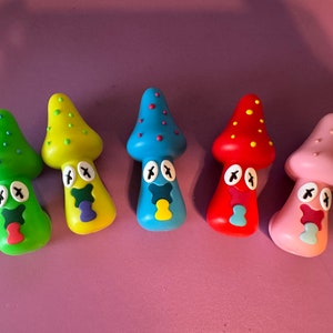 Pipe Mushroom Cute Silicone Pipe Bowl Glass Insert Pipe