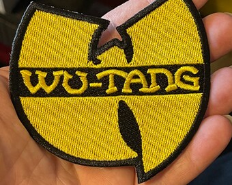 wu-tang clan band embroidered embroidery iron on sew patch badge 1 pc