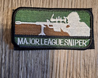 Major League Sniper Hook And Loop Patch