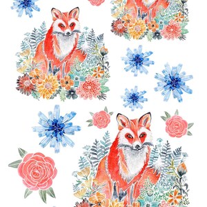 Fox & Flora Sticker Sheet