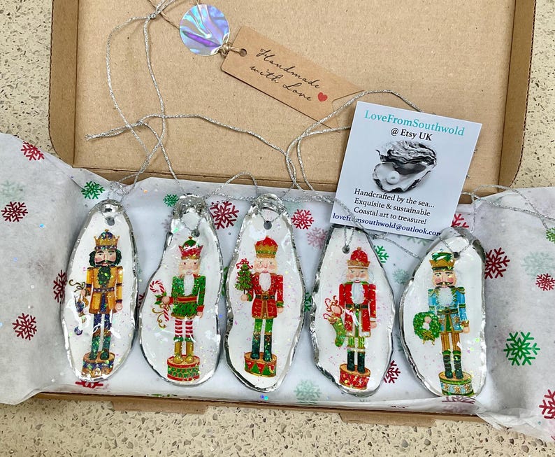 Nutcracker Ornaments. Nutcracker Tree Decs. Xmas Gift Boxed
