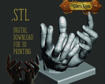 Helping Hands 3D Print STL. file - Stl File - 3D printing file - 3D printable File - Ready to print - 3D Model