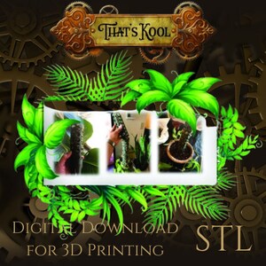 Puede incluir: Descarga digital de archivo STL para impresi&oacute;n 3D de un soporte para plantas. El soporte est&aacute; hecho de un material marr&oacute;n y tiene un dise&ntilde;o &uacute;nico. La imagen muestra el soporte con una planta en &eacute;l.