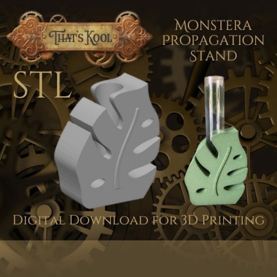 Monstera Leaf Propagation Station 3D Print STL File - 3D Model - STL. -  Ready to Print - 3D Download - Etsy
