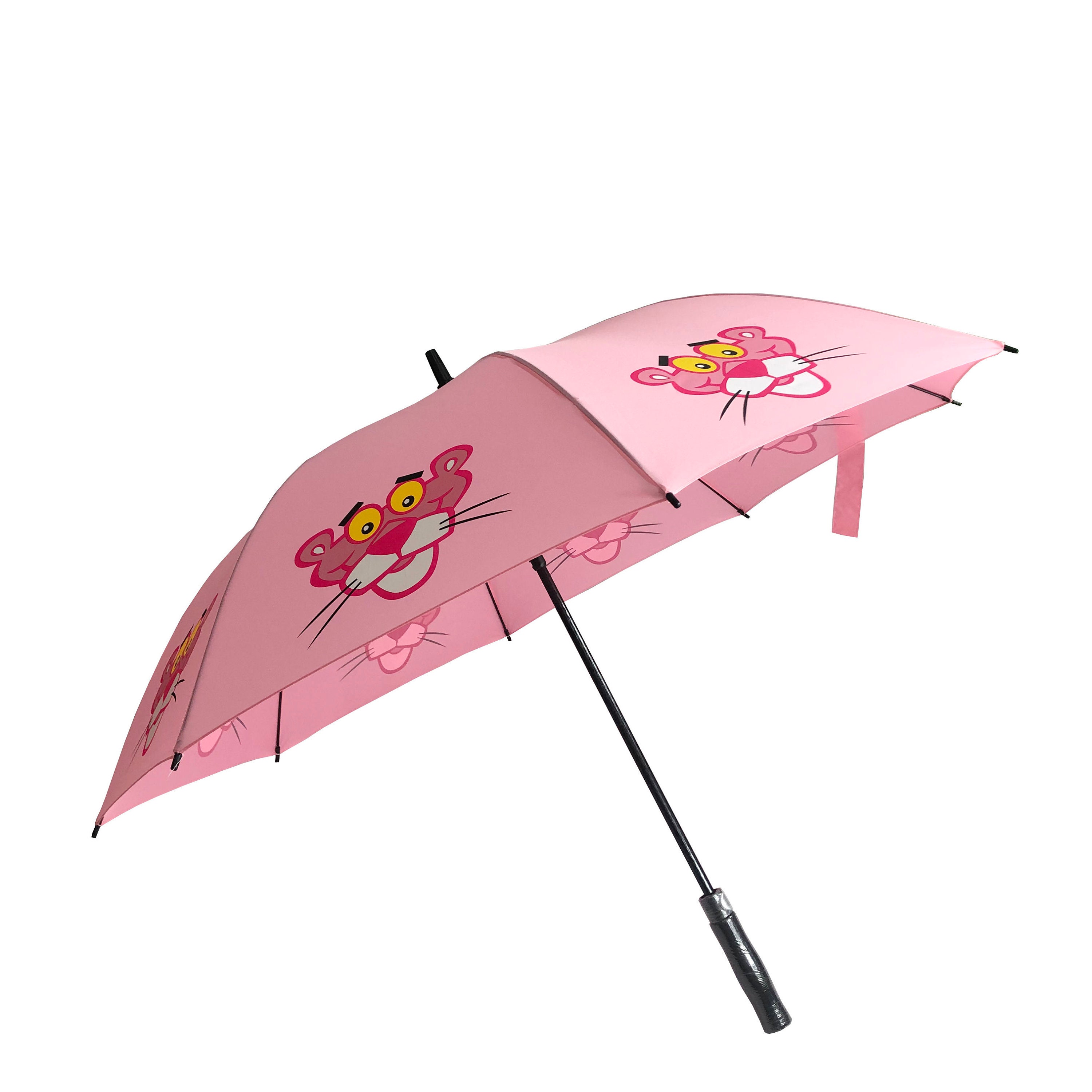 Pink Umbrella Pink Panther Golf Umbrella Windproof Fibreglass Etsy