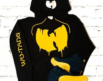 wu tang clan yellow hoodie