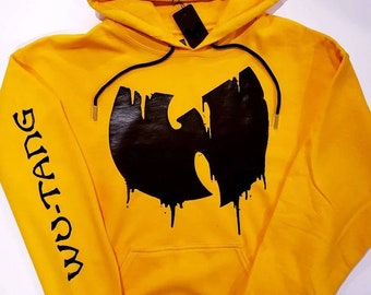 wu tang clan yellow hoodie