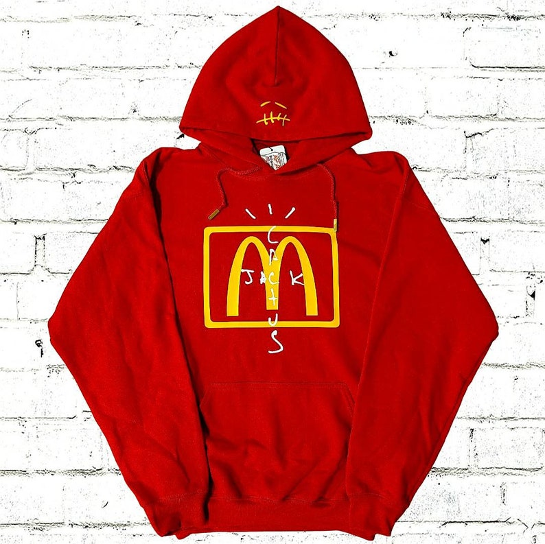 Travis Scott X Mcdonald S Cactus Jack X Mcdonalds Crew Etsy Travis Scott X Mcdonald S Cactus Jack X Mcdonalds Crew Etsy
